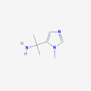 2-(1-methyl-1H-imidazol-5-yl)propan-2-amine