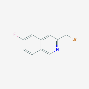 3-(Bromomethyl)-6-fluoroisoquinoline