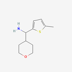 (5-Methylthiophen-2-yl)(tetrahydro-2h-pyran-4-yl)methanamine