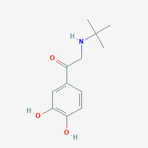 B136494 Ethanone, 1-(3,4-dihydroxyphenyl)-2-[(1,1-dimethylethyl)amino]- CAS No. 105644-17-5