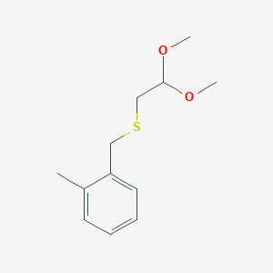 (2,2-Dimethoxyethyl)(2-methylbenzyl)sulfane