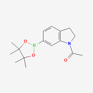 1-(6-(4,4,5,5-Tetramethyl-1,3,2-dioxaborolan-2-yl)indolin-1-yl)ethanone