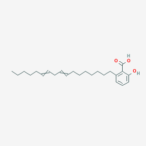 molecular formula C24H36O3 B13649440 2-Heptadeca-8,11-dienyl-6-hydroxybenzoic acid 