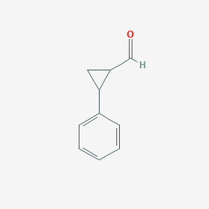 molecular formula C10H10O B1364946 2-苯基环丙烷-1-甲醛 CAS No. 67074-44-6
