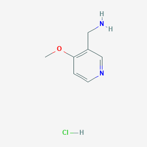 molecular formula C7H11ClN2O B13649481 (4-Methoxypyridin-3-yl)methanamine hydrochloride 