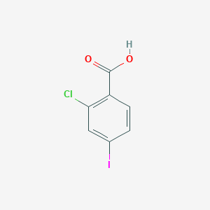 molecular formula C7H4ClIO2 B136495 2-氯-4-碘苯甲酸 CAS No. 145343-76-6