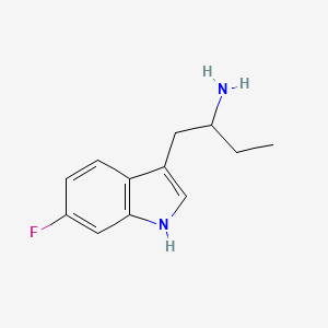 1-(6-fluoro-1H-indol-3-yl)butan-2-amine