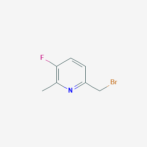 6-(Bromomethyl)-3-fluoro-2-methylpyridine