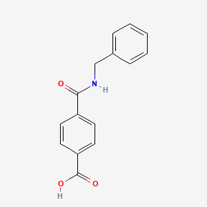 molecular formula C15H13NO3 B13649608 4-(Benzylcarbamoyl)benzoic acid 