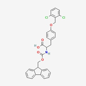 molecular formula C31H25Cl2NO5 B13649751 N-Fmoc-O-2,6-dichlorobenzyl-D-tyrosine 