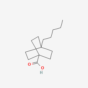 molecular formula C14H24O2 B1364977 4-戊基双环[2.2.2]辛烷-1-羧酸 CAS No. 73152-70-2