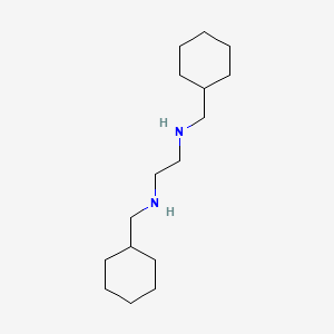 molecular formula C16H32N2 B13649844 N1,N2-Bis(cyclohexylmethyl)ethane-1,2-diamine 