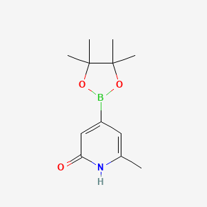 6-Methyl-4-(4,4,5,5-tetramethyl-1,3,2-dioxaborolan-2-yl)pyridin-2(1H)-one