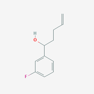 1-(3-Fluorophenyl)pent-4-en-1-ol