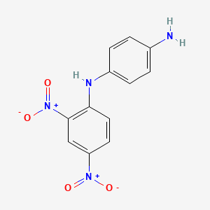 molecular formula C12H10N4O4 B1364994 1,4-苯二胺，N-(2,4-二硝基苯基)- CAS No. 6373-73-5