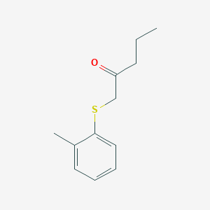 1-(O-tolylthio)pentan-2-one