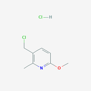 3-(Chloromethyl)-6-methoxy-2-methylpyridine hydrochloride