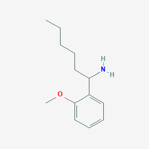 1-(2-Methoxyphenyl)hexan-1-amine