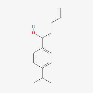 1-[4-(Propan-2-yl)phenyl]pent-4-en-1-ol