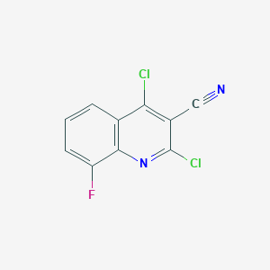 2,4-Dichloro-8-fluoroquinoline-3-carbonitrile