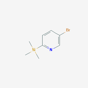 molecular formula C8H12BrNSi B1365013 5-溴-2-(三甲基硅基)吡啶 CAS No. 291312-74-8
