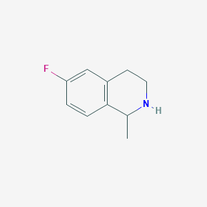 B1365019 6-Fluoro-1-methyl-1,2,3,4-tetrahydroisoquinoline CAS No. 269402-42-8