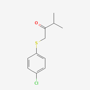 1-((4-Chlorophenyl)thio)-3-methylbutan-2-one