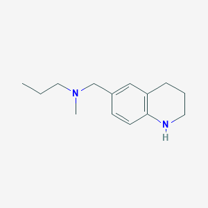 n-Methyl-N-((1,2,3,4-tetrahydroquinolin-6-yl)methyl)propan-1-amine