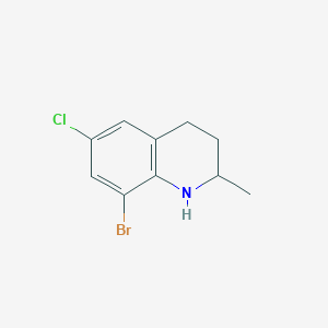 8-Bromo-6-chloro-2-methyl-1,2,3,4-tetrahydroquinoline