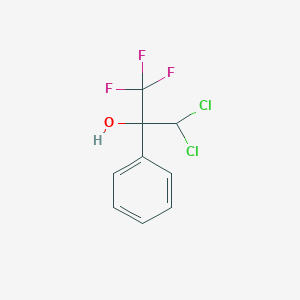 molecular formula C9H7Cl2F3O B1365035 3,3-二氯-1,1,1-三氟-2-苯基丙醇 CAS No. 239074-65-8