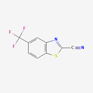 5-(Trifluoromethyl)-2-benzothiazolecarbonitrile