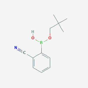 (2-Cyanophenyl)-(2,2-dimethylpropoxy)borinic acid