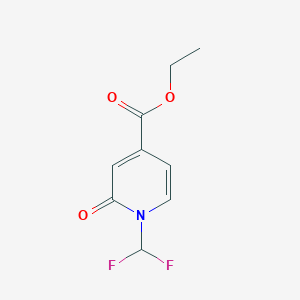 Ethyl 1-(difluoromethyl)-2-oxo-1,2-dihydropyridine-4-carboxylate