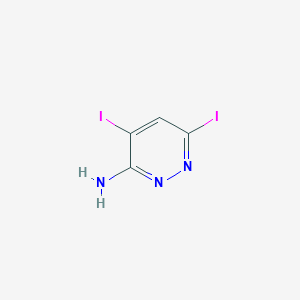 4,6-Diiodopyridazin-3-amine