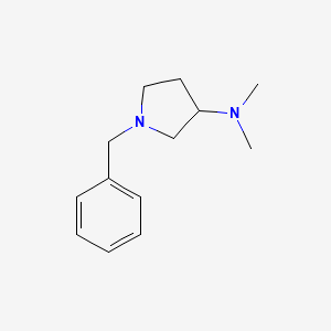 molecular formula C13H20N2 B1365045 1-苄基-3-(二甲氨基)吡咯烷 CAS No. 69478-77-9