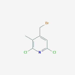 4-(Bromomethyl)-2,6-dichloro-3-methylpyridine