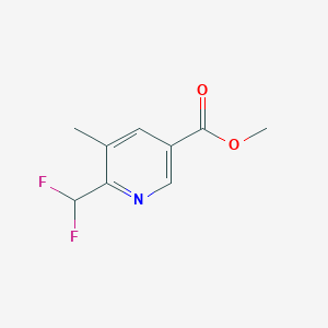 Methyl 6-(difluoromethyl)-5-methylnicotinate