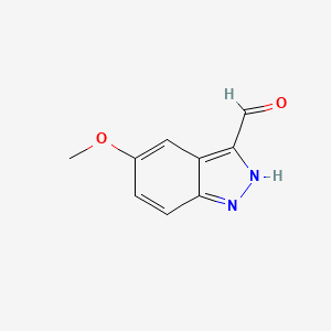 molecular formula C9H8N2O2 B1365071 5-methoxy-1H-indazole-3-carbaldehyde CAS No. 169789-37-1
