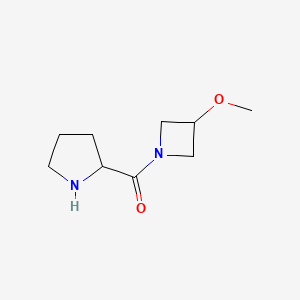 molecular formula C9H16N2O2 B1365073 (3-Methoxyazetidin-1-yl)(pyrrolidin-2-yl)methanone 