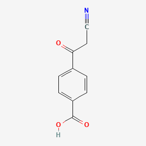 molecular formula C10H7NO3 B13650734 4-(2-cyanoacetyl)benzoic Acid 