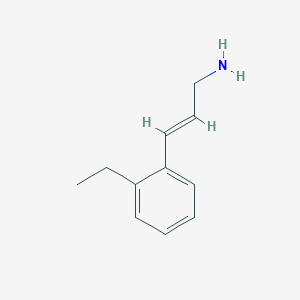 3-(2-Ethylphenyl)prop-2-en-1-amine