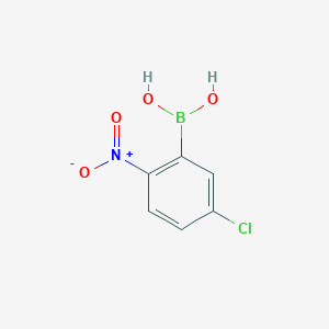 molecular formula C6H5BClNO4 B1365093 5-氯-2-硝基苯硼酸 CAS No. 532924-25-7