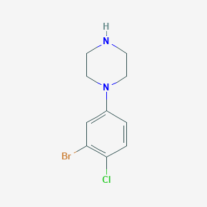 1-(3-Bromo-4-chlorophenyl)piperazine