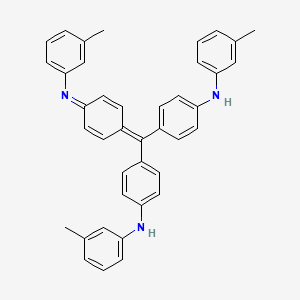 Benzenamine, N-[4-[bis[4-[(3-methylphenyl)amino]phenyl]methylene]-2,5-cyclohexadien-1-ylidene]-3-methyl-