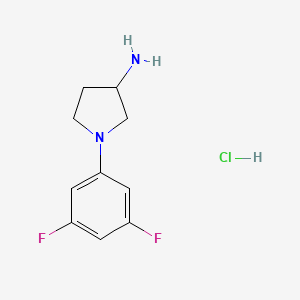 1-(3,5-Difluorophenyl)pyrrolidin-3-amine hydrochloride