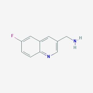 (6-Fluoroquinolin-3-yl)methanamine