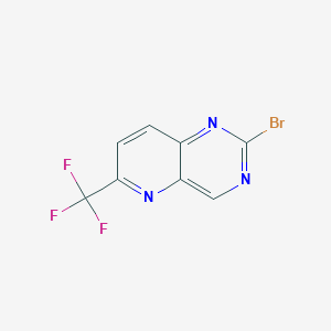 2-Bromo-6-(trifluoromethyl)pyrido[3,2-d]pyrimidine