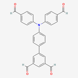 4'-(Bis(4-formylphenyl)amino)-[1,1'-biphenyl]-3,5-dicarbaldehyde