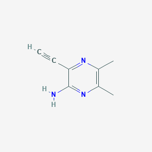 3-Ethynyl-5,6-dimethylpyrazin-2-amine