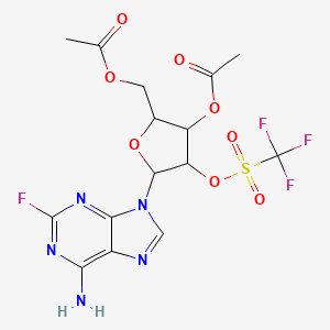 3',5'-Di-O-acetyl-2-fluoro-2'-O-trifluoromethanesulfonyladenosine